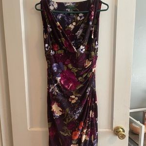 Lauren Ralph Lauren multi-colored floral dress